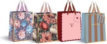 Torebka średnia Gold 190g 26,5x33x13 mix - INTERDRUK