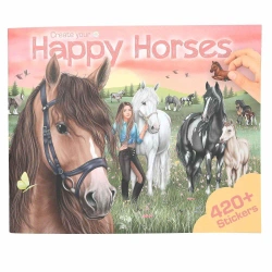 Zestaw kreatywny z naklejkami Happy Horses 13586A