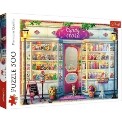Puzzle 500 Sklepik ze słodyczami TREFL