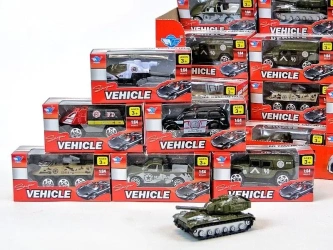 Auto metalowe czołgi 1:64 MIX - ADAR