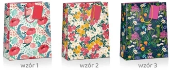 Torba prezentowa Flower 32x26x10cm MIX - Pan Dragon