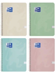 Kołozeszyt A5/80K kratka Touch Pastel (5szt) - Oxford