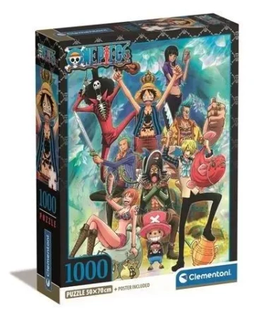 Puzzle 1000 Compact Anime One Piece - Clementoni