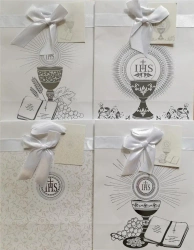 Torebka ozdobna z kokardą Komunia PL-2K mała - Panorama