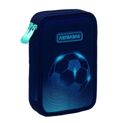 Piórnik podwójny bez wyp Astrabag Football Light - ASTRA papiernicze