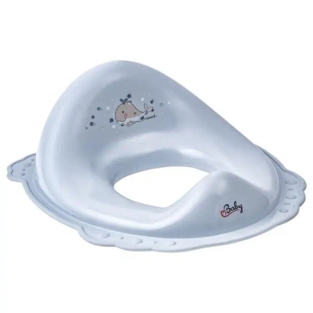 Nakładka na sedes Wieloryb Minimal satynowy błękit - Maltex