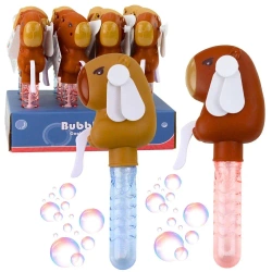 Bańki mydlane kapibara wiatraczek 2w1 MIX - Leantoys