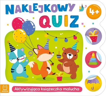 Naklejkowy quiz 4+. Aktywizująca książeczka malucha - Agnieszka Bator