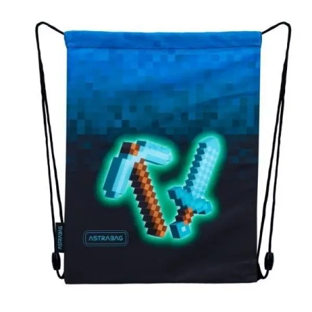 Worek na obuwie Astrabag Blue Pixel AD1 ASTRA - ASTRA papiernicze