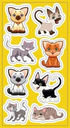 Naklejki Kotki - Ranok-Creative