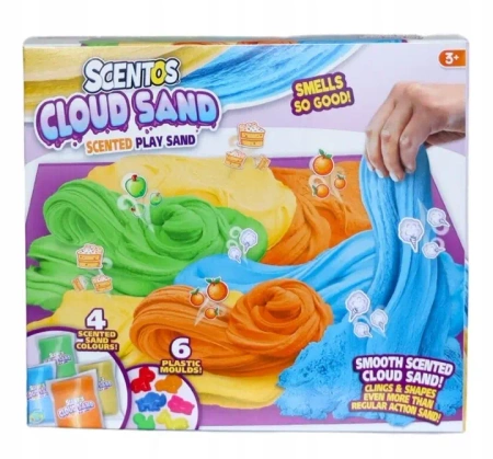 Pachnący piasek kinetyczny - zestaw z foremkami