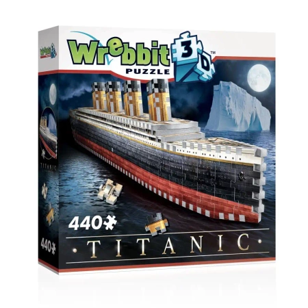 Wrebbit 3D puzzle. Titanic. 440 elementów