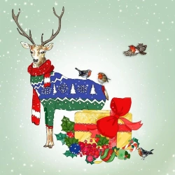 Karnet Swarovski kwadrat CL1309 Święta Prezenty - Clear Creations