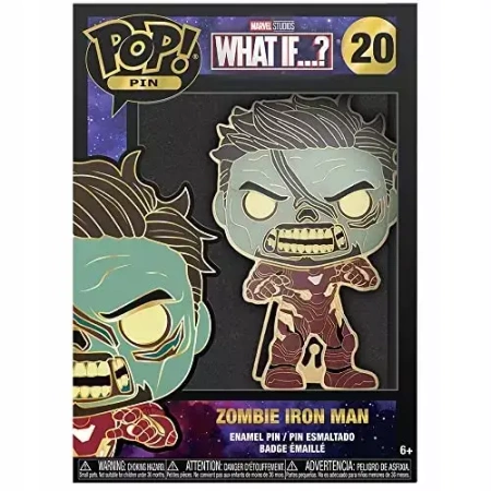Loungefly POP! Large Enamel Pin MARVEL: Marvel - Iron Man - What If - ZOMBI