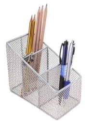 Przybornik skośny srebrny - NET