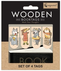 Zakładki drewniane do książki Psy - Cozywood