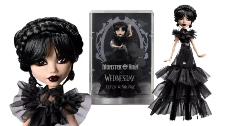 Lalka MONSTER HIGH X Wednesday Rave HXJ03