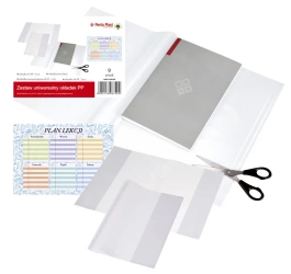 Paczka okładek uniwersalnych PP +plan lekcji - Panta Plast