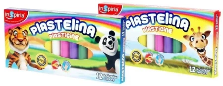 Plastelina 12 kolorów - InSpiria