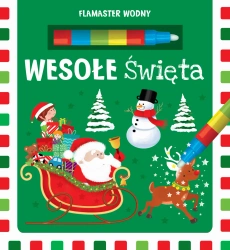 Wesołe Święta. Flamaster wodny - Opracowanie zbiorowe