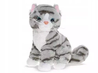 Maskotka Kot 28 cm WALENTYNKI+ czerwona kokarda