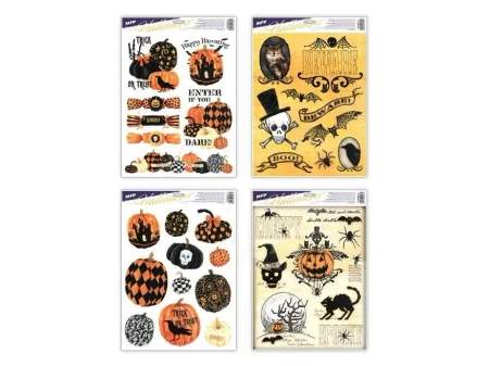 Naklejka Halloween 30x42cm MIX - MFP