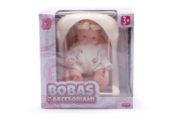 Bobas Natalia z różowymi akcesoriami 11cm - Artyk