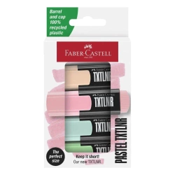 Zakreślacz mini TXTLNR pastel 4szt - Faber Castell