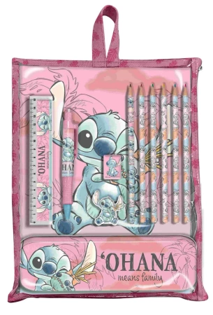 Zestaw piśmienniczy Stitch 12 elementów ST00033 - Kids Euroswan