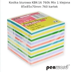 Kostka biurowa mix 85x85x70mm 760K - Penword