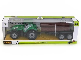 Traktor z przyczepą i drzewem - ADAR