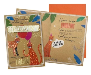 Karnet B6 Urodziny - Kukartka