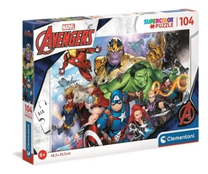 Puzzle 104 Super Kolor Avengers - Clementoni