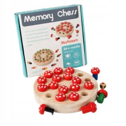 Gra Grzybki drewniane memory - Norimpex