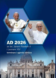 Kalendarz AD 2026 św. Janem Pawłem II i Leon XIV - praca zbiorowa