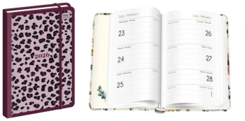 Kalendarz 2026 książkowy A6/192K Mat+UV Pattern - INTERDRUK