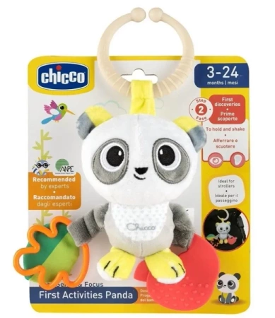 Grzechotka z gryzakiem panda - Chicco