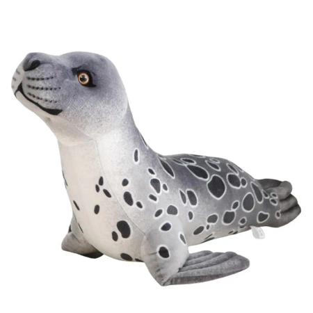 Maskotka Foka szara 37cm - Leantoys