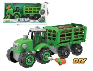 Traktor z przyczepą do skręcania ze śrubokrętem - ADAR