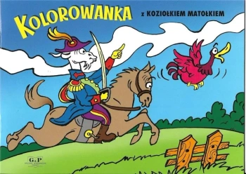 Kolorowanka z Koziołkiem Matołkiem - konik - praca zbiorowa
