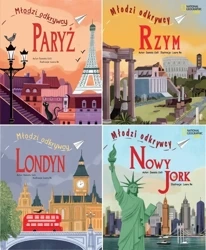 Młodzi odkrywcy PAKIET Paryż/ Rzym/ Nowy Jork/ Londyn Daniela Celli - Daniela Celli