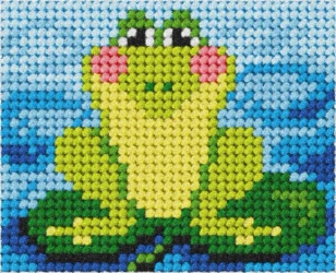 Haft. Moje pierwsze wyszywanie - Żabka - Anex-bis