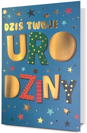 Karnet B6 Urodziny - Pan Dragon