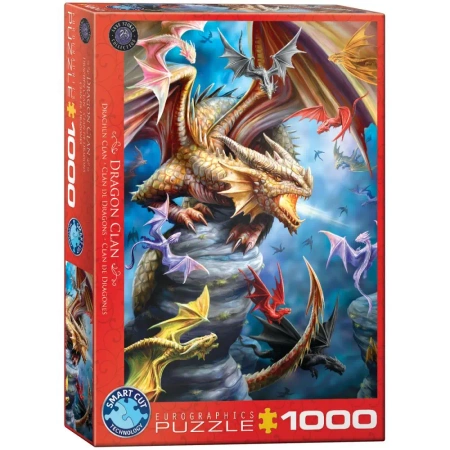Puzzle 1000 elementów. Smoki
