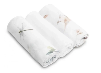 Pielucha muślinowa biała 3szt