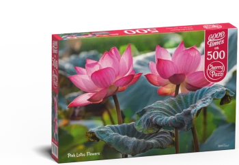 Puzzle 500 CherryPazzi Pink Lotus Flowers 20012