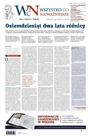 Wszystko, co Najważniejsze nr 40 - red. Michał Kleiber