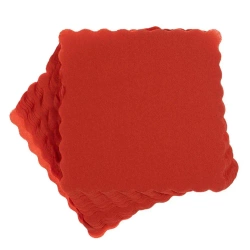 Serwetki gastronomiczne czerwone 15x15cm 120szt - Arpex