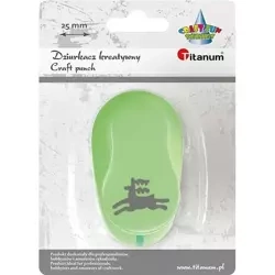 Dziurkacz z motywem 25mm renifer - Titanum
