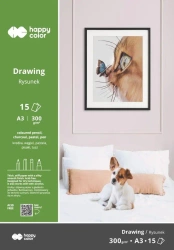 Blok do rysunku ART A3/15K 300g Happy Color - GDD
